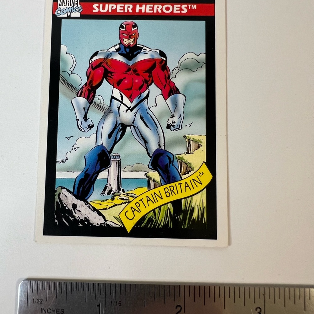 1990 Marvel Universe Series 1 Trading Cards #40 Captain Britain